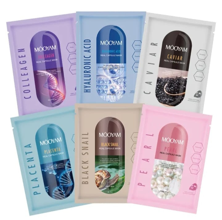 MOOYAM capsule mask ( Pack of 5)