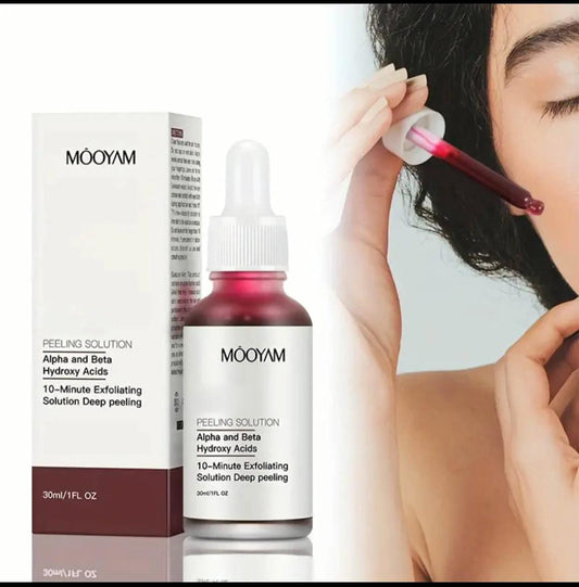 AHA 30% + BHA 2% Peeling Solution 30ml/1oz, Exfoliating Facial Serum, Chemical Peel For Face Serum Glycolic Acid