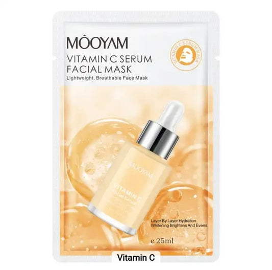Mooyam serum facial mask ( Pack of 5)